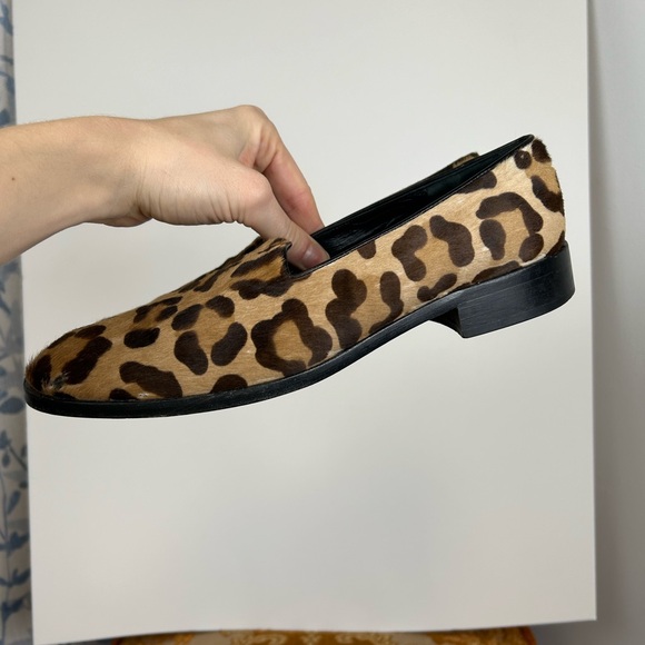 Yves Saint Laurent Brown Pony Hair Loafers - Picture 7 of 14